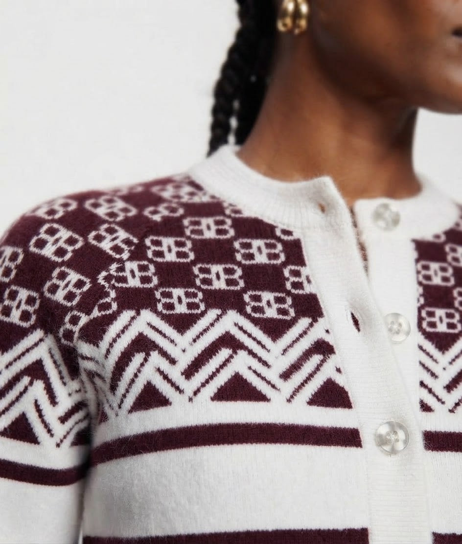 Lodge Cashmere Cropped Cardigan BILARRI