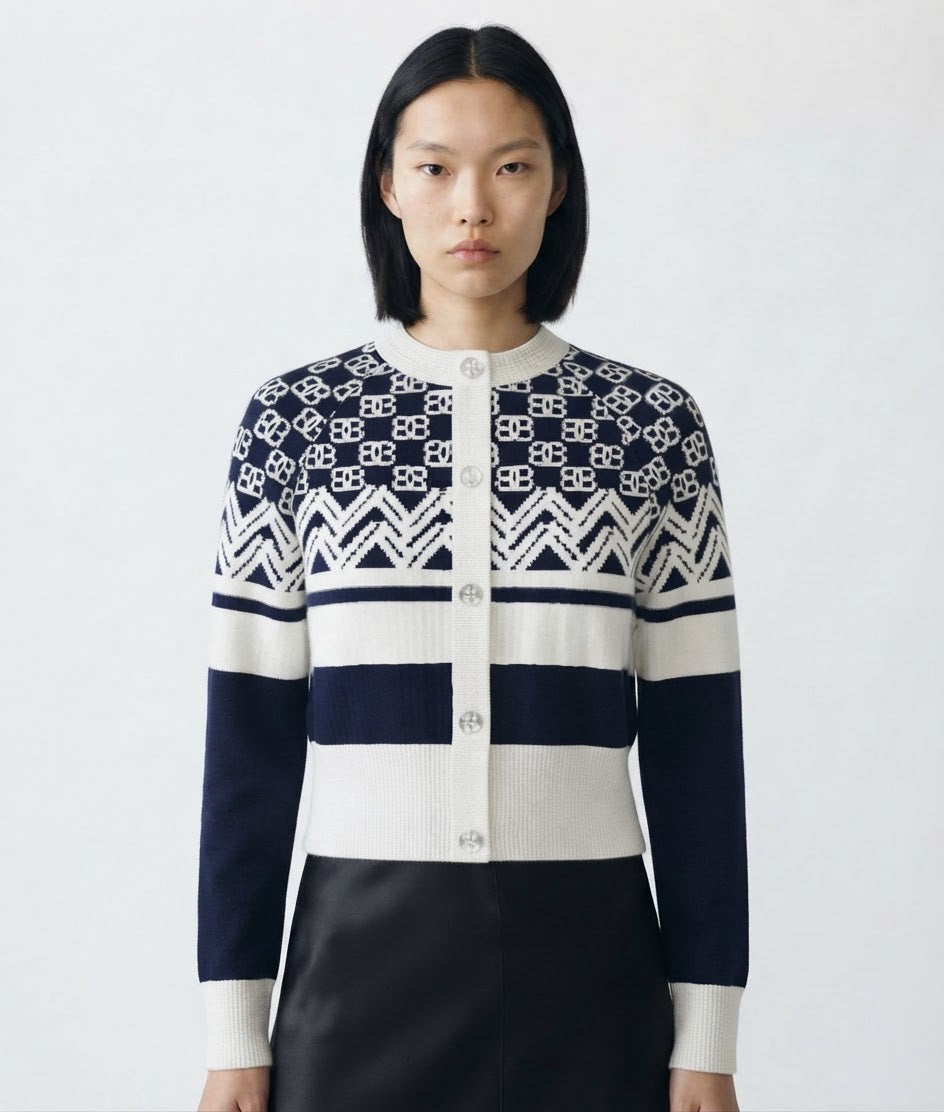 Chalet Cashmere Cropped Cardigan BILARRI