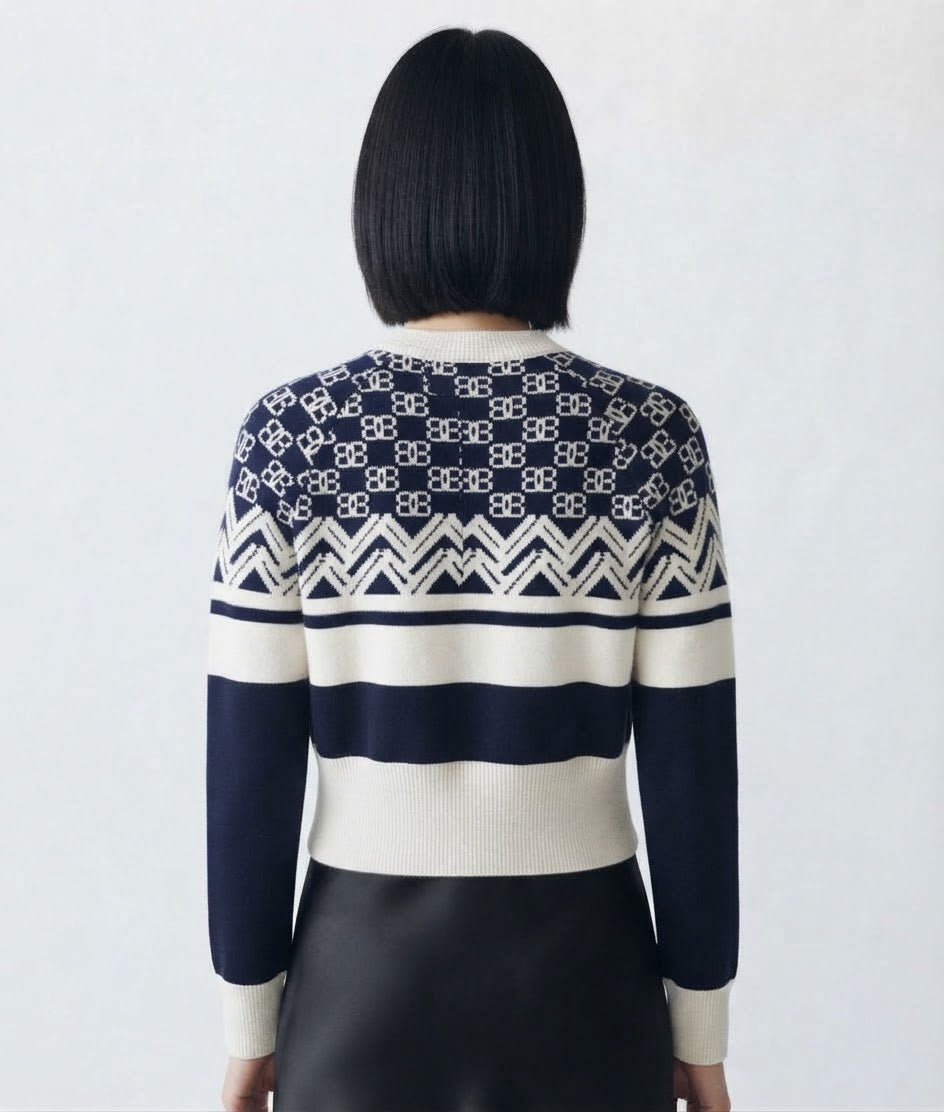 Chalet Cashmere Cropped Cardigan BILARRI