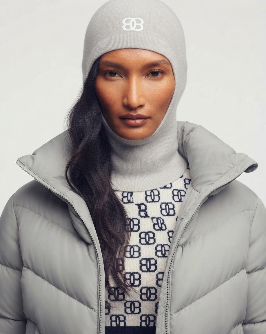 Slate Cashmere Balaclava BILARRI