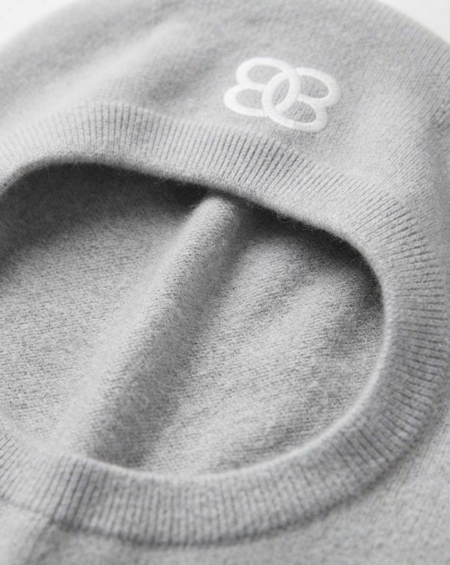 Slate Cashmere Balaclava BILARRI