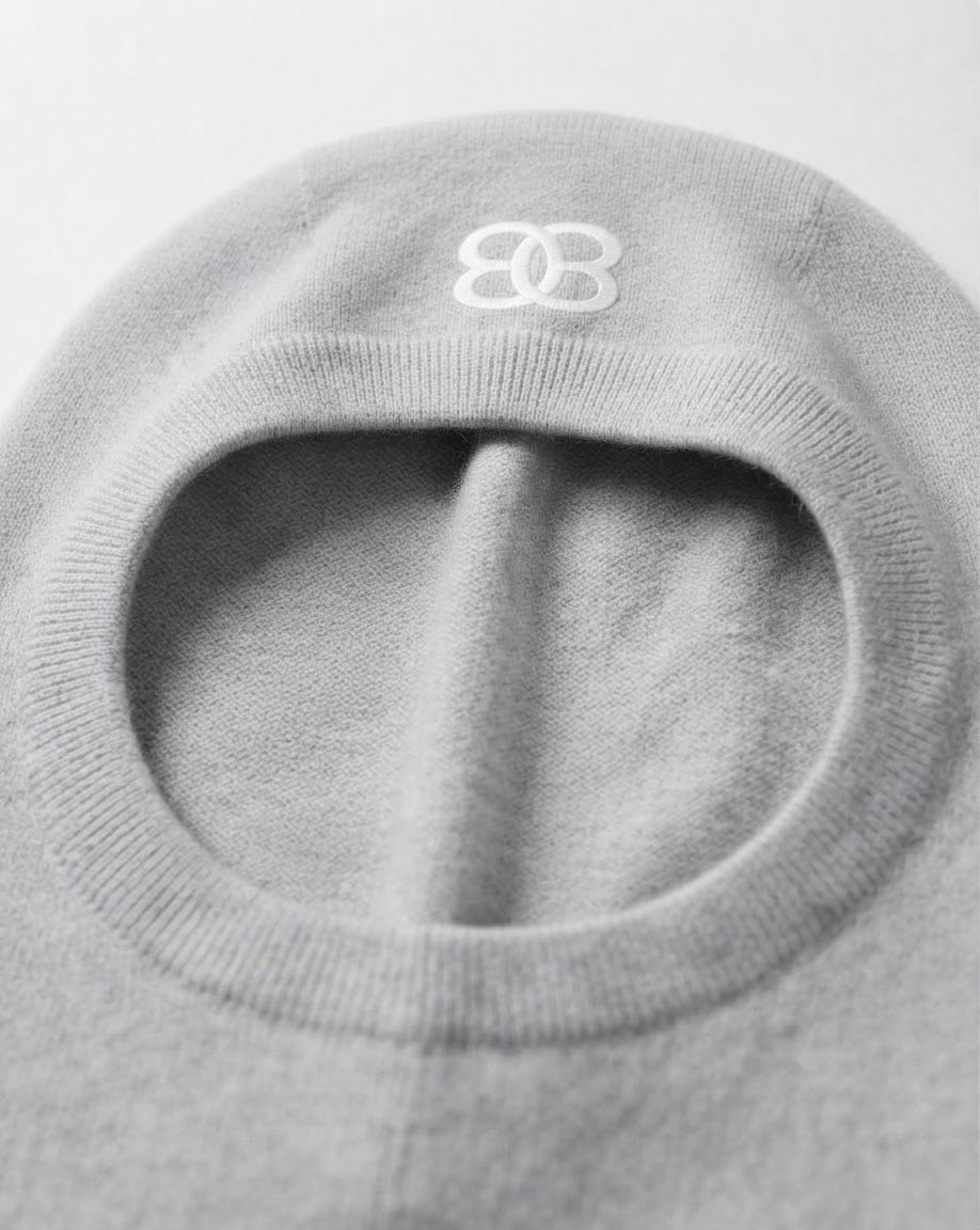 Slate Cashmere Balaclava BILARRI
