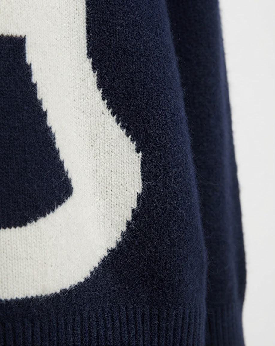 Midnight Cashmere Cowlneck Pullover BILARRI