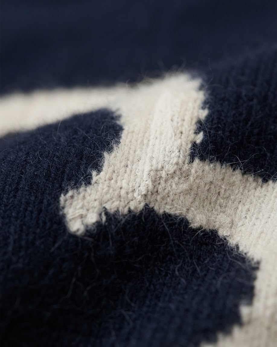 Midnight Cashmere Cowlneck Pullover BILARRI