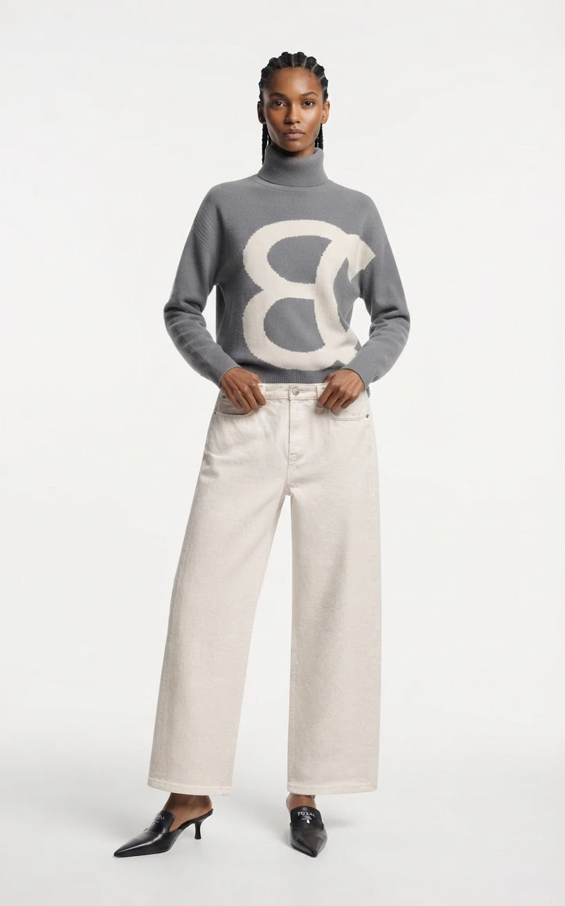 Alpine Cashmere Cowlneck Pullover BILARRI