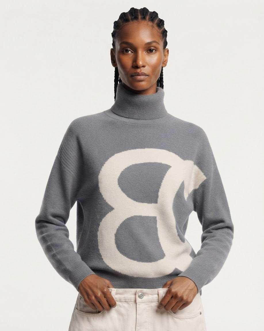 Alpine Cashmere Cowlneck Pullover BILARRI