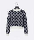 Powder Cashmere Mock Neck Cropped Top BILARRI