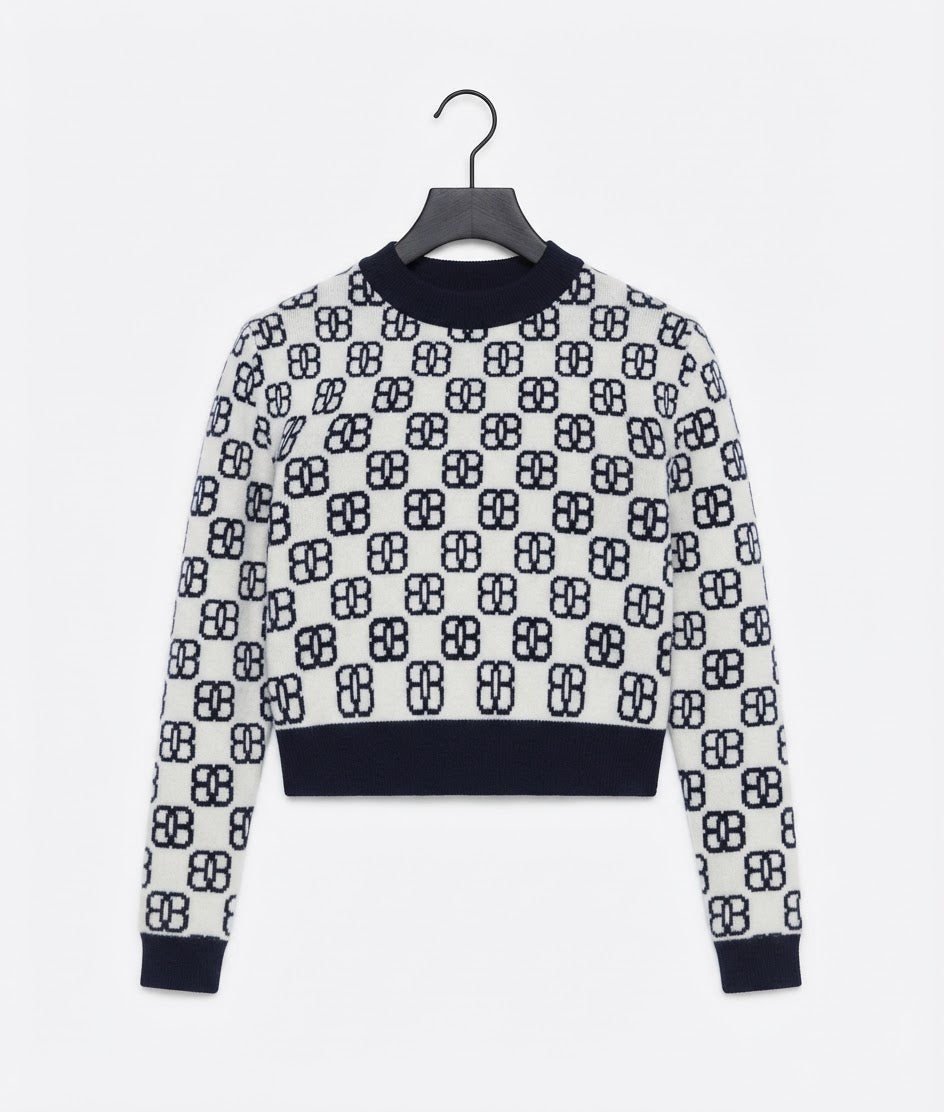 Drift Cashmere Mock Neck Cropped Top BILARRI