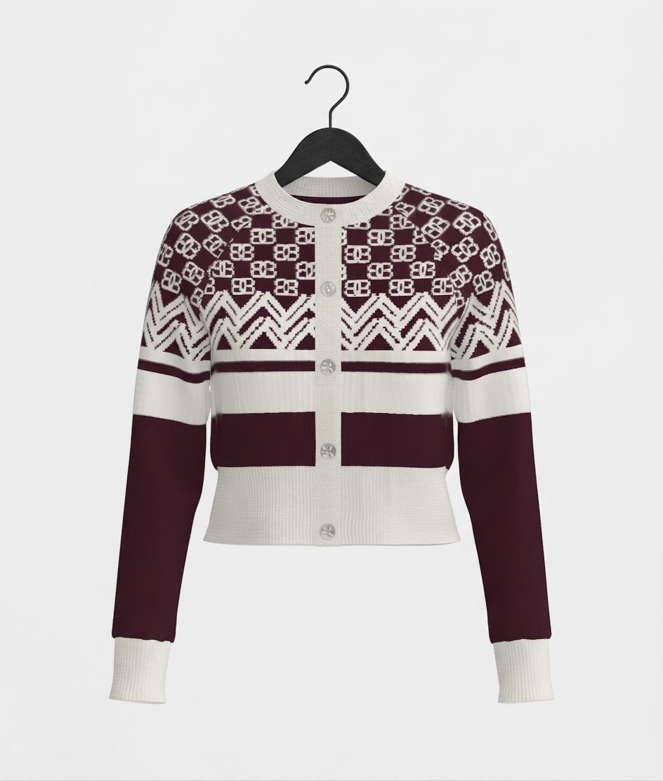 Lodge Cashmere Cropped Cardigan BILARRI