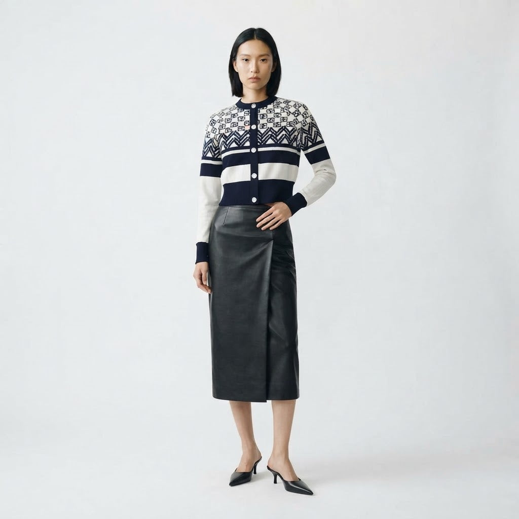 Chalet Cashmere Cropped Cardigan BILARRI