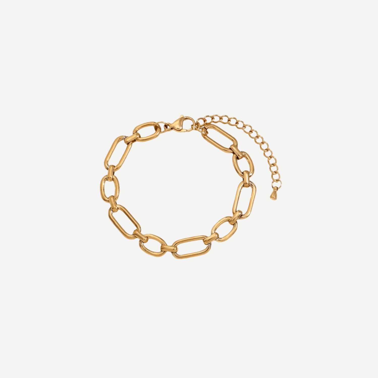 Sleek Gold Chain Bracelet Tarnish-Free Seraphline – 18K by BILARRI