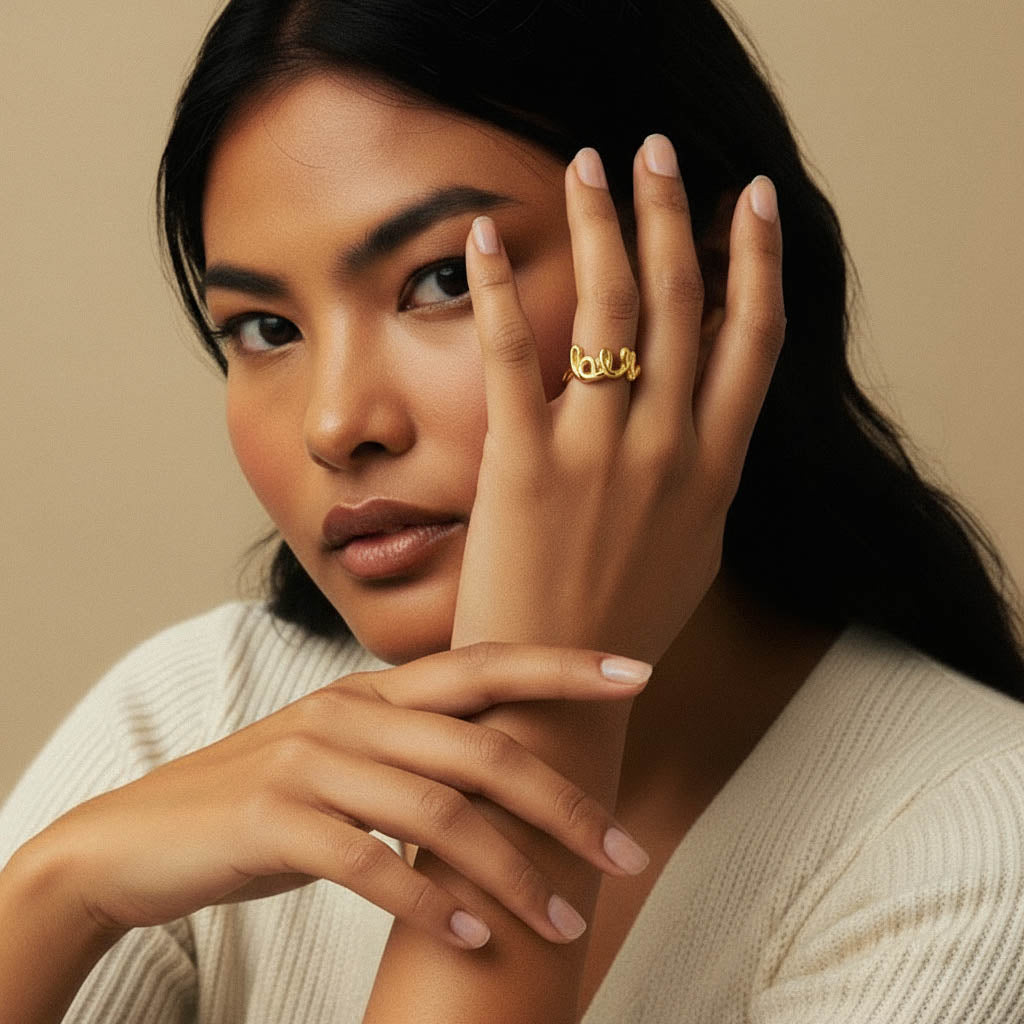 Signature Everyday Gold Ring – tarnish-free waterproof by BILARRI