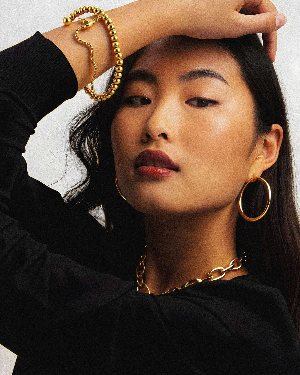 Nestleline Ball Chain Bracelet worn – tarnish-free by BILARRI