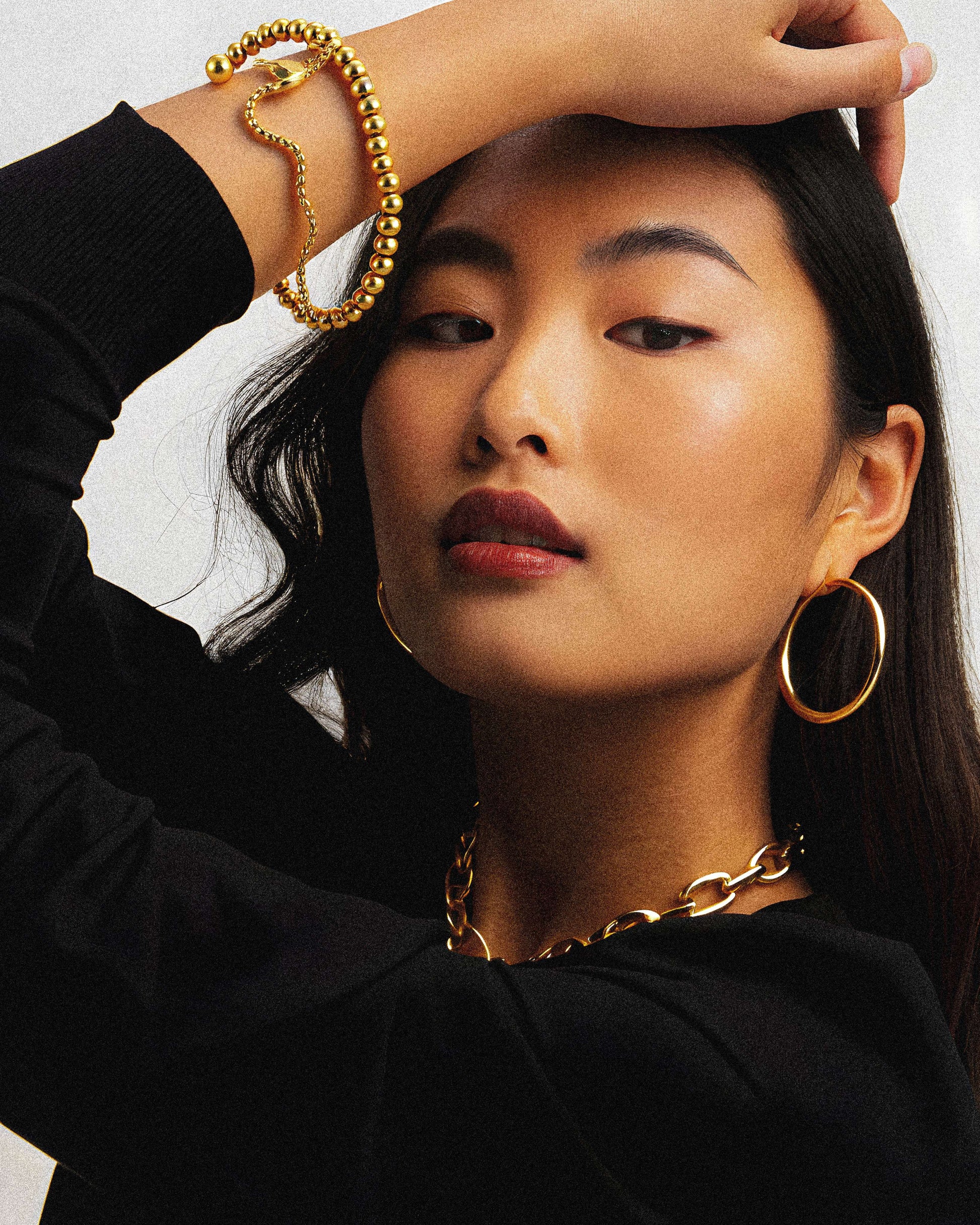 Nestleline Ball Chain Bracelet worn – tarnish-free by BILARRI