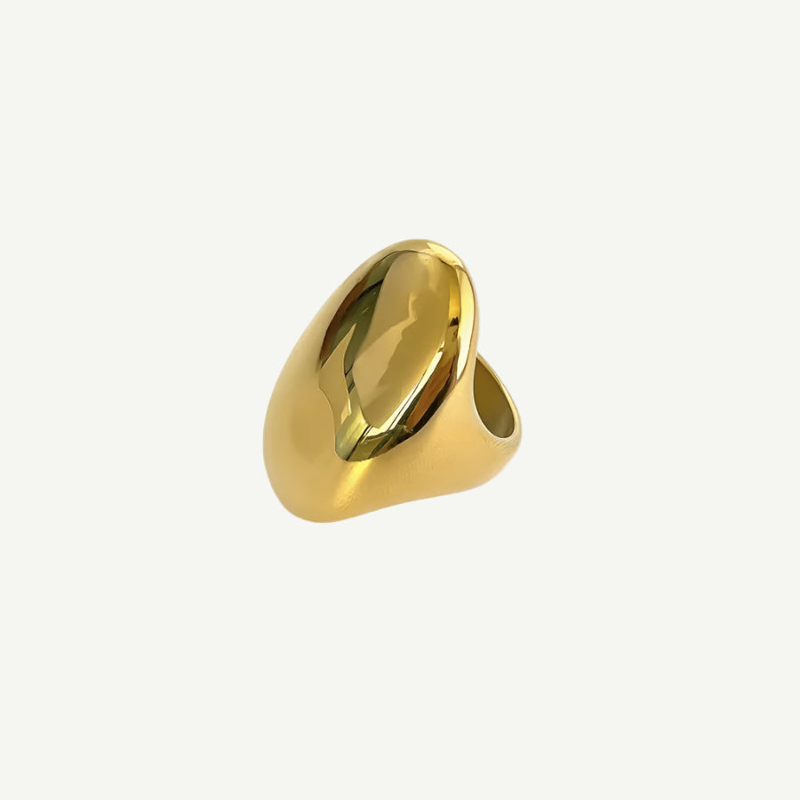 High-Polish Gold Band Ring Women Ember – 18K gold by BILARRI