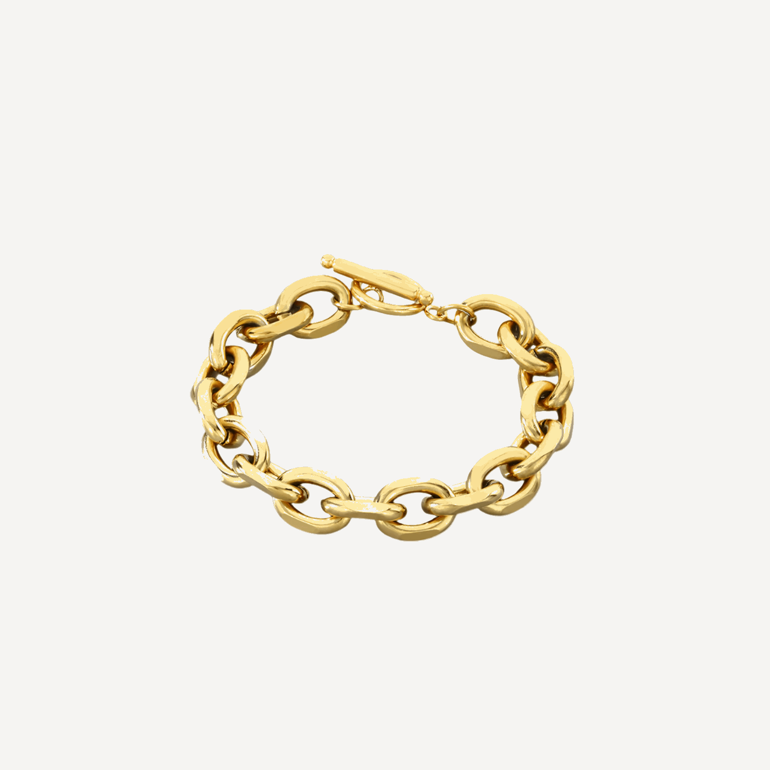 Unisex Gold Link Chain Bracelet 18K Gift Emberlace – by BILARRI