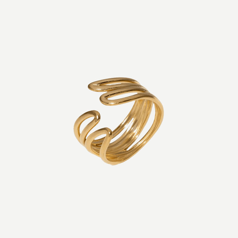 Elegant Gold Ring Women Gift Iliora – 18K gold by BILARRI
