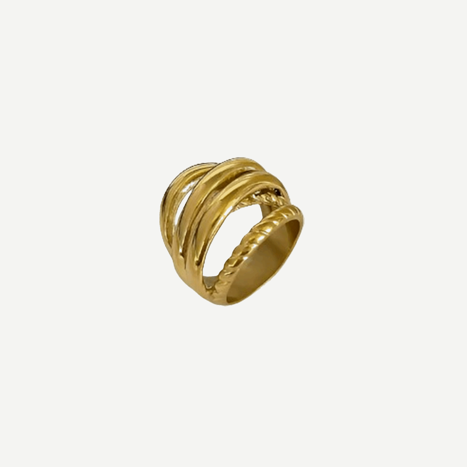 Classic Gold Round Band Ring Women Oath – 18K gold by BILARRI