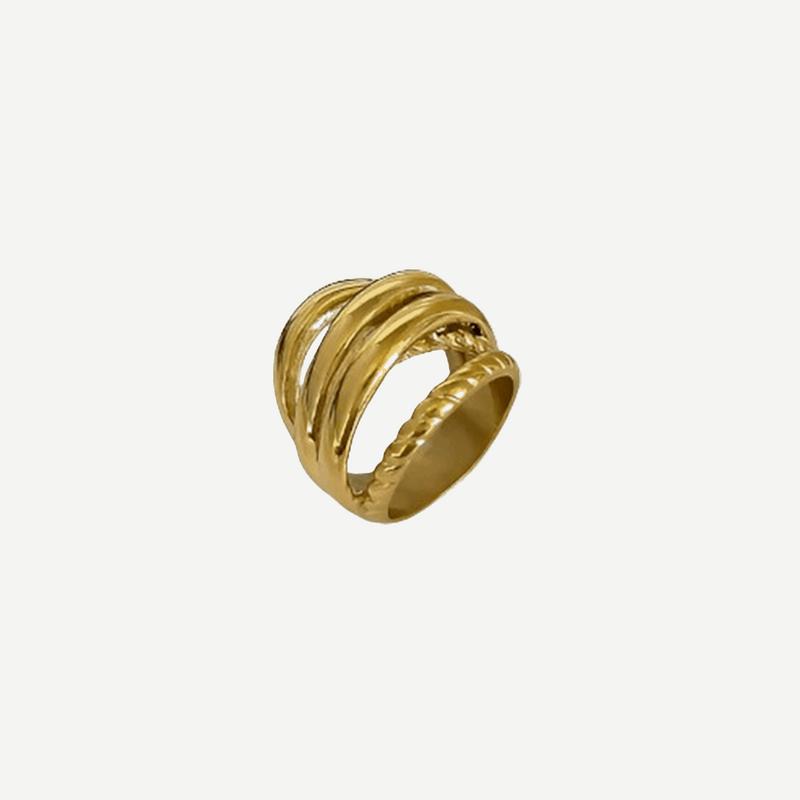 Classic Gold Round Band Ring Women Oath – 18K gold by BILARRI