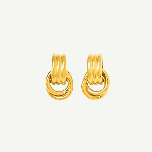 Subtle Gold Huggie Earrings Hypoallergenic Dusk – 18K by BILARRI