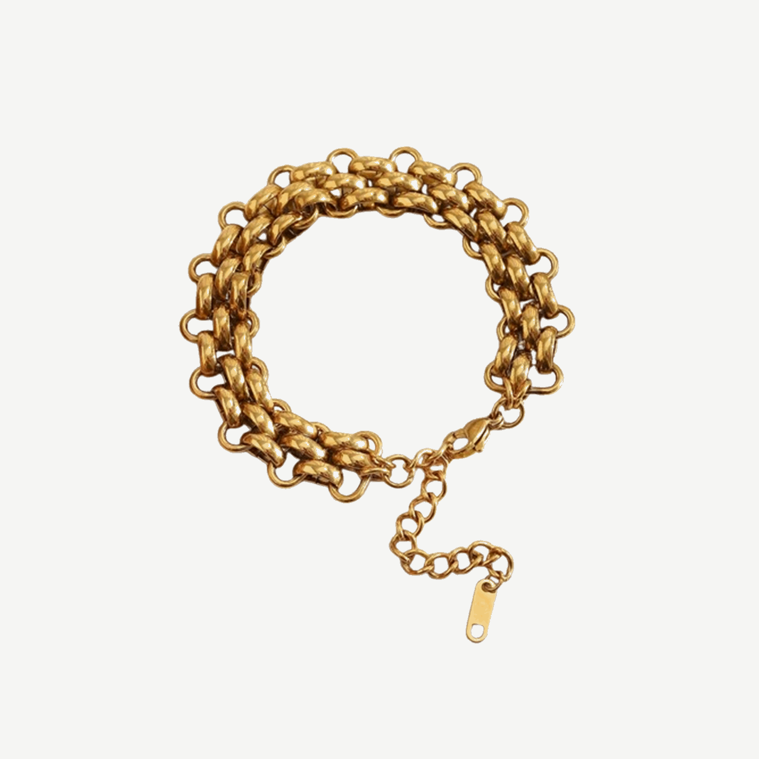 Gold Layering Bracelet Set Women 18K Hearth – stackable by BILARRI