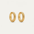 Classic Gold Huggie Hoop Earrings BILARRI