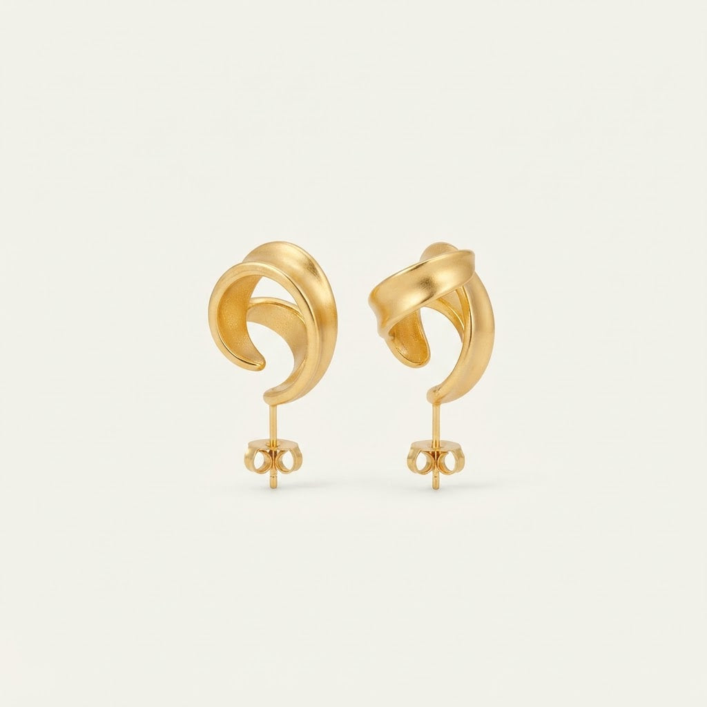 Dawn Gold Drop Earrings BILARRI