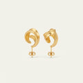 Dawn Gold Drop Earrings BILARRI