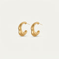 Geometric Gold Drop Delight Earrings BILARRI