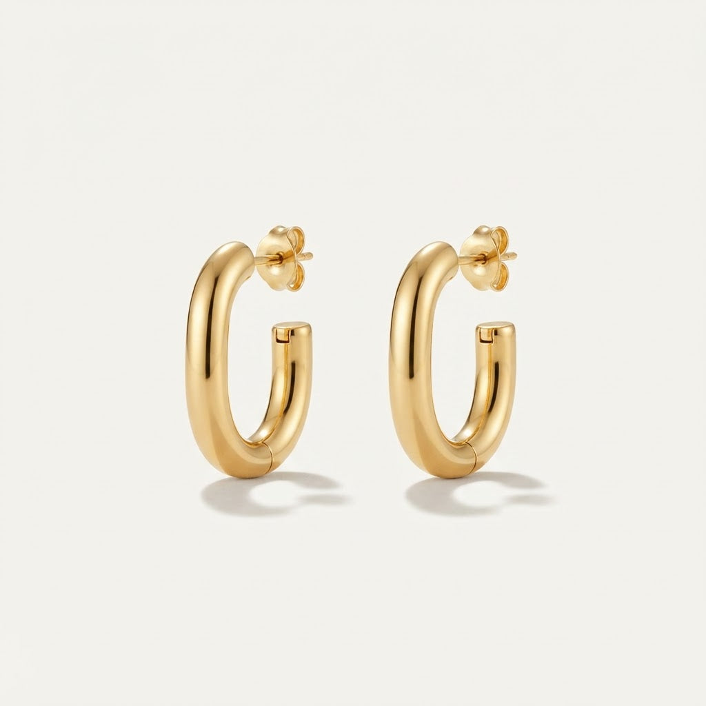 Lightweight Gold Daylight Earrings BILARRI