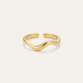 Minimalist Gold  Amberfall Ring BILARRI