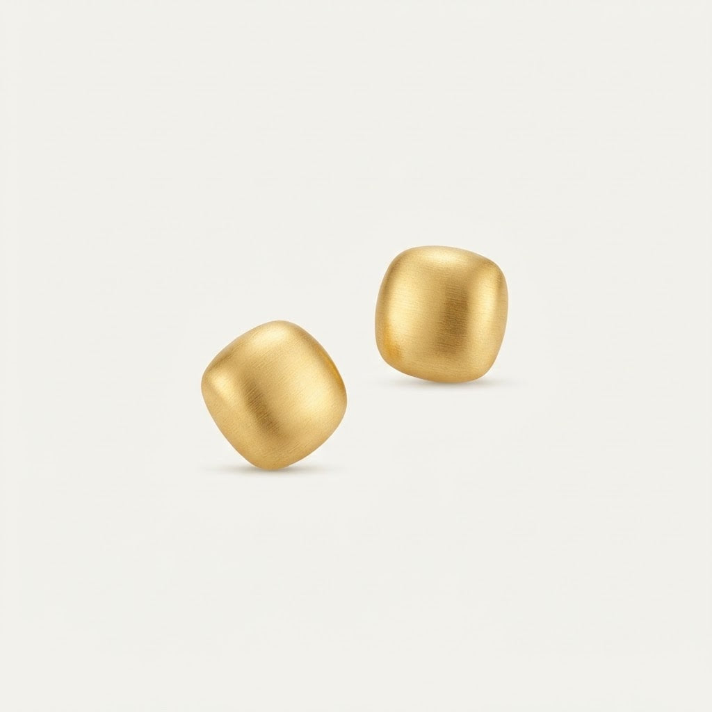 Statement Gold Drop Earrings BILARRI
