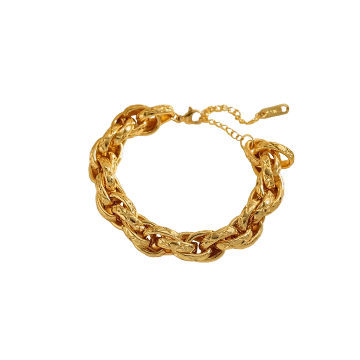 Handmade Link Gold Chain Bracelet BILARRI