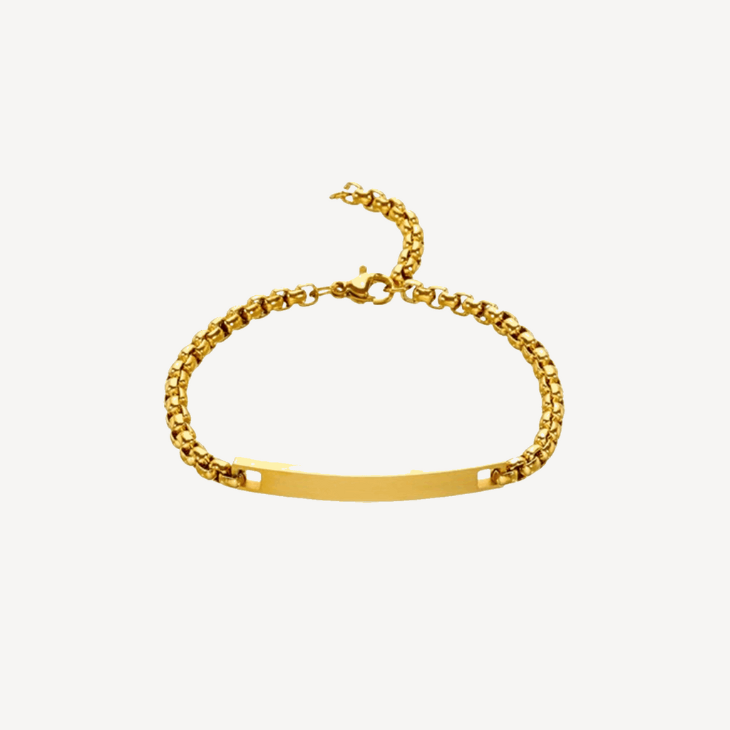 Gold Belcher Chain Bracelet Women 18K Waterproof Golden Ash – by BILARRI