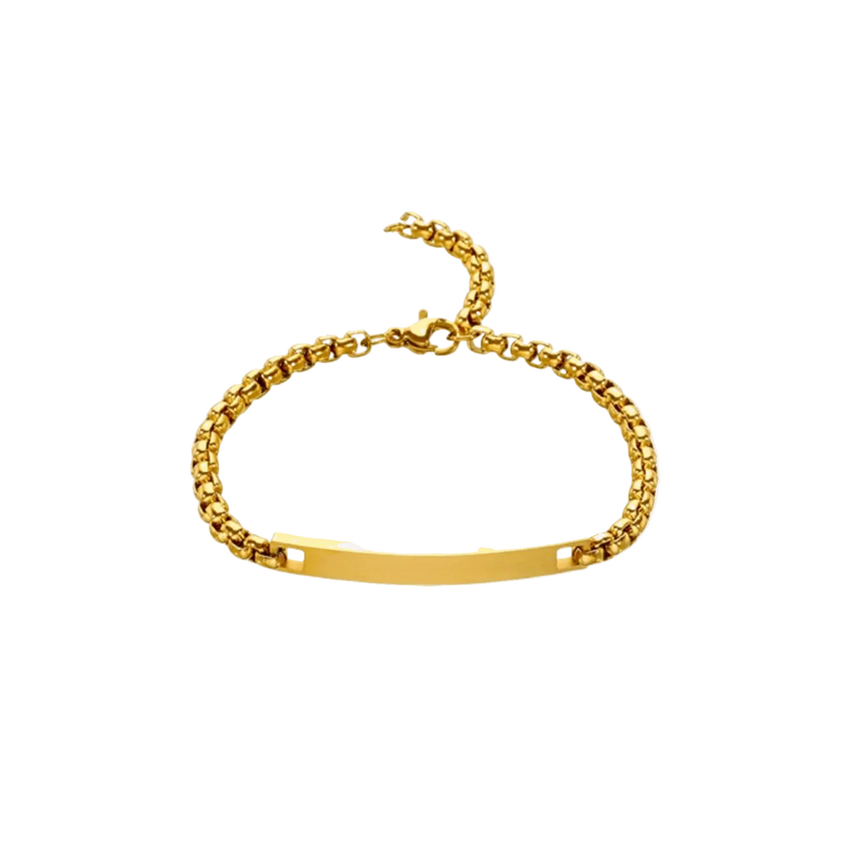 Gold Belcher Chain Bracelet BILARRI