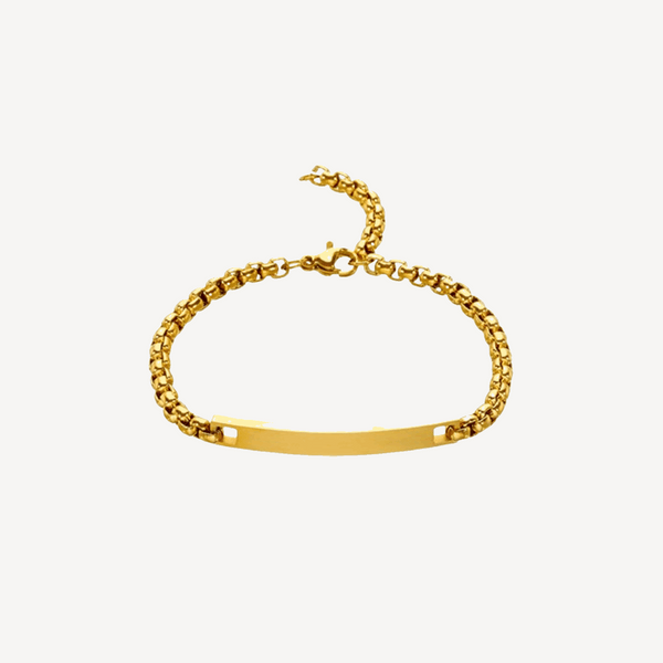 Gold Belcher Chain Bracelet Women 18K Waterproof Golden Ash – by BILARRI