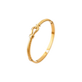 Dragon Scale Gold Bangle Bracelet BILARRI