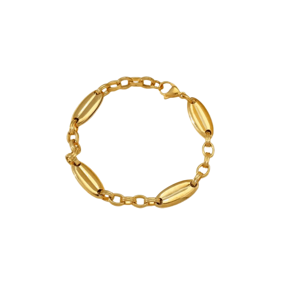 Minimalist Adjustable Gold Bracelet BILARRI