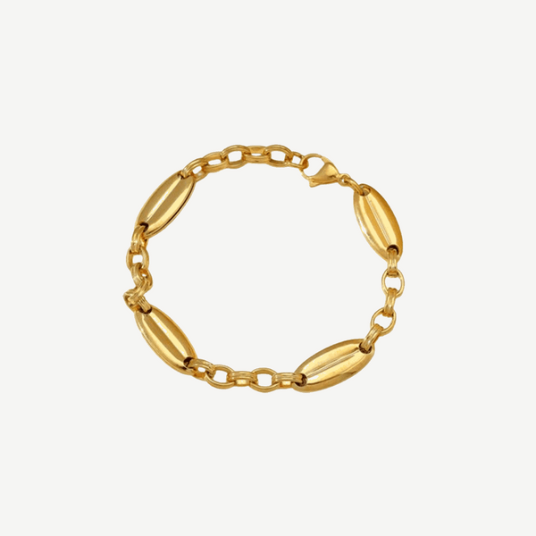 Minimalist Adjustable Gold Bracelet Women Pulse – 18K by BILARRI