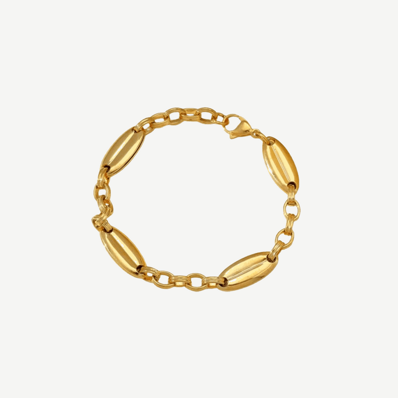 Minimalist Adjustable Gold Bracelet Women Pulse – 18K by BILARRI