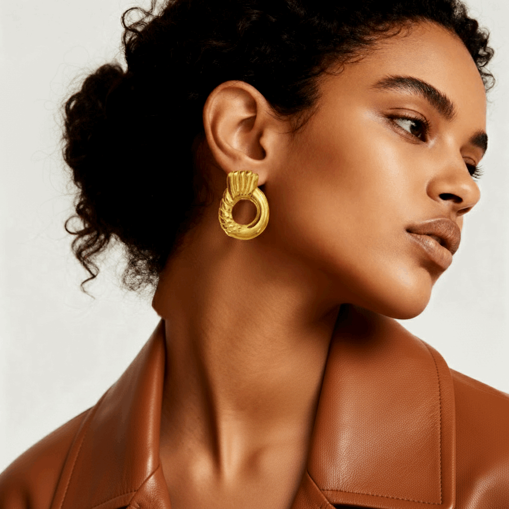 Millie Delicate Earrings worn – sensitive ears hypoallergenic by BILARRI