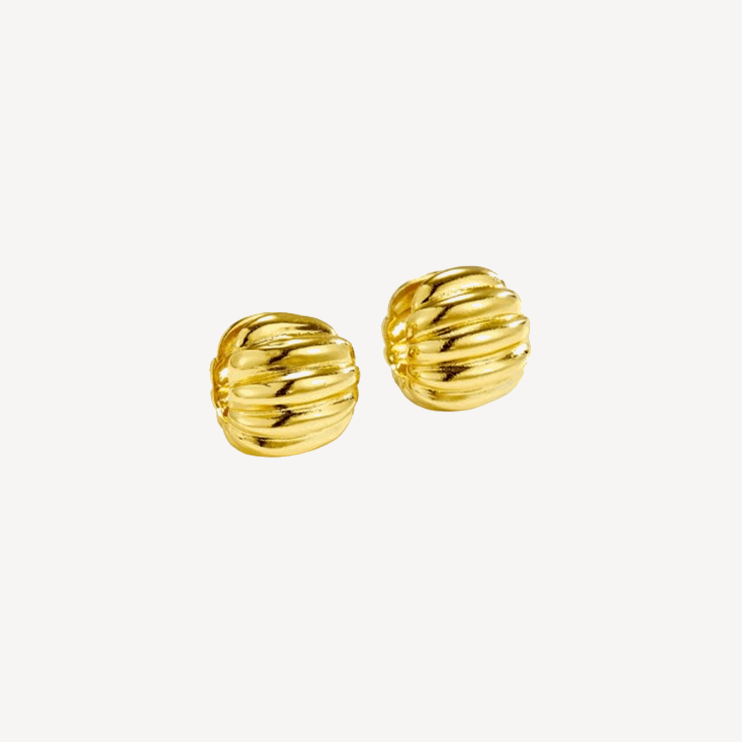 Mini Gold Swirl Drop Earrings Women Mini Storm – 18K gold by BILARRI
