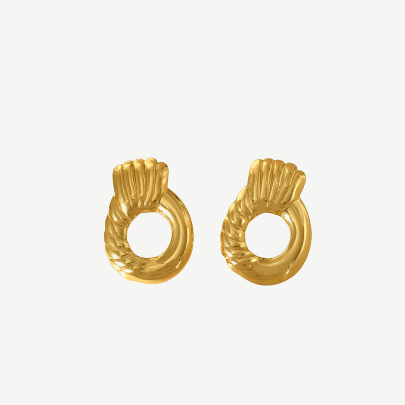 Delicate Gold Drop Earrings Sensitive Ears 18K Millie – by BILARRI