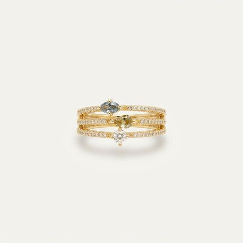 Adjustable 925 Sterling Silver Ring BILARRI