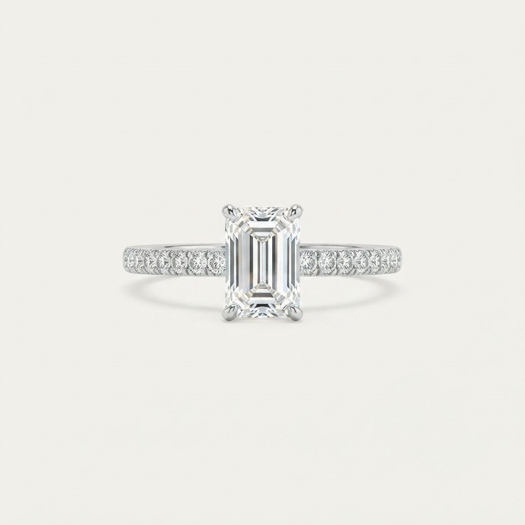 Moissanite 925 Sterling Silver Ring BILARRI