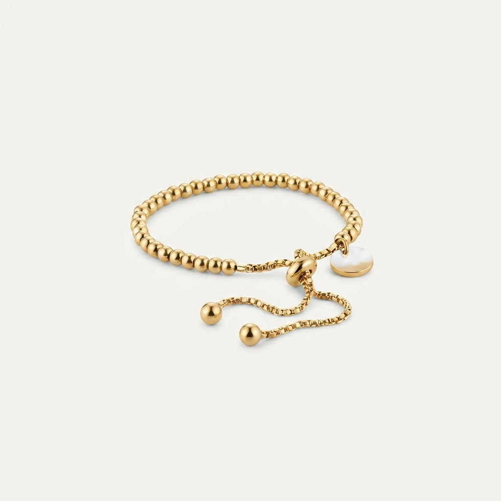 Gold Ball Chain Bracelet BILARRI
