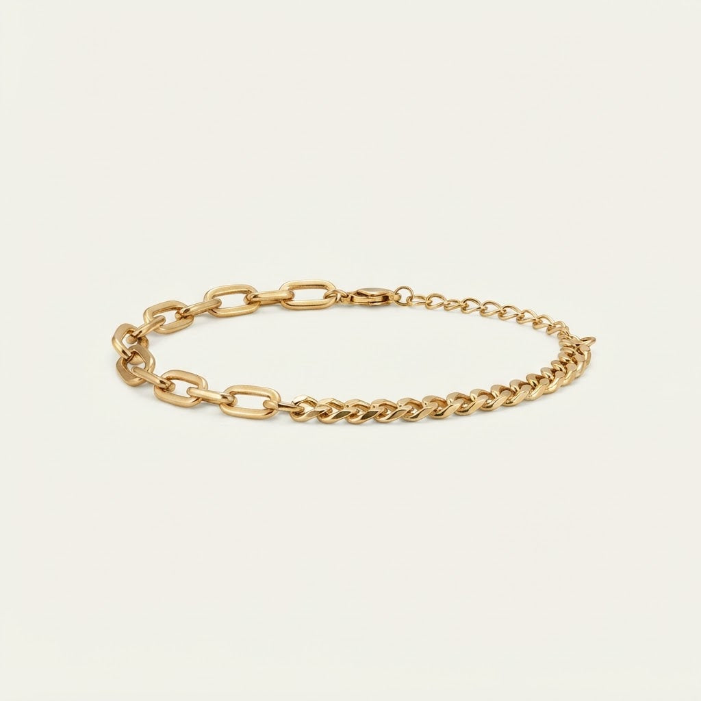 Opaline Gold Chain Bracelet BILARRI