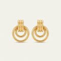 Gold Bangle Hoop Earrings BILARRI