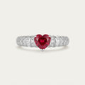 Heart baguette Ring BILARRI