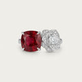 Cushion Ruby Rose Ring BILARRI